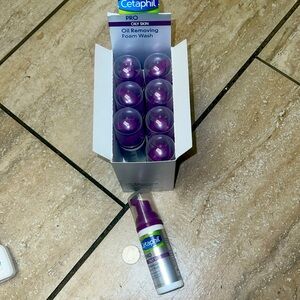 Cetaphil oily skin foaming wash sample lot